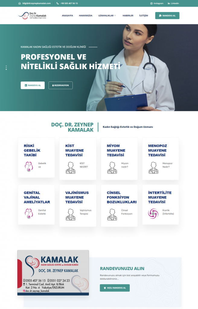 Doç.Dr Zeynep Kamalak Web Sitesi