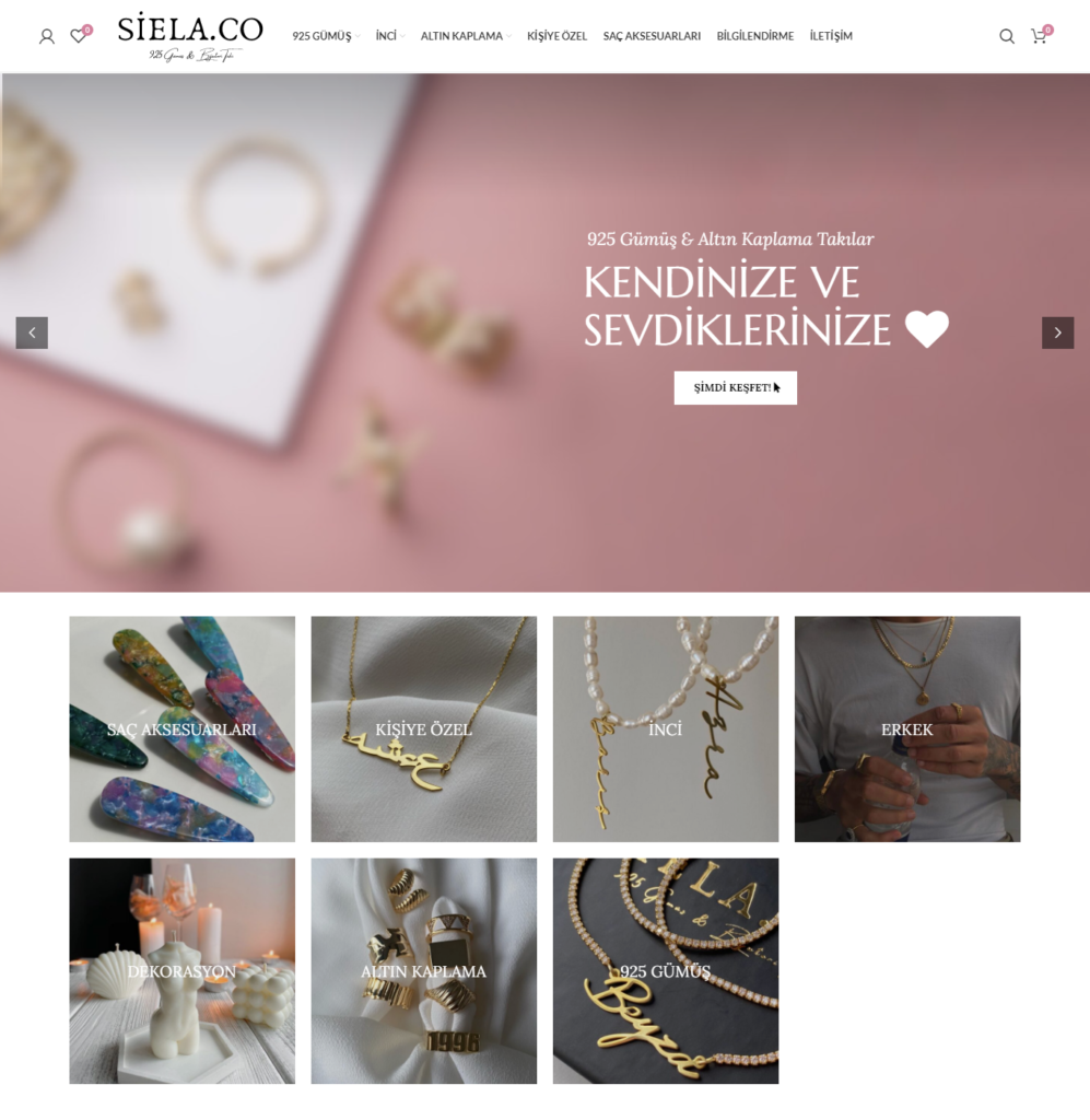 Siela E-Ticaret Sitesi