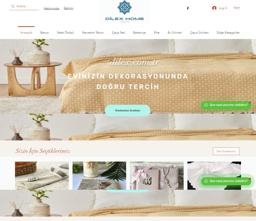 Dilex Firması E-Ticaret Sitesi