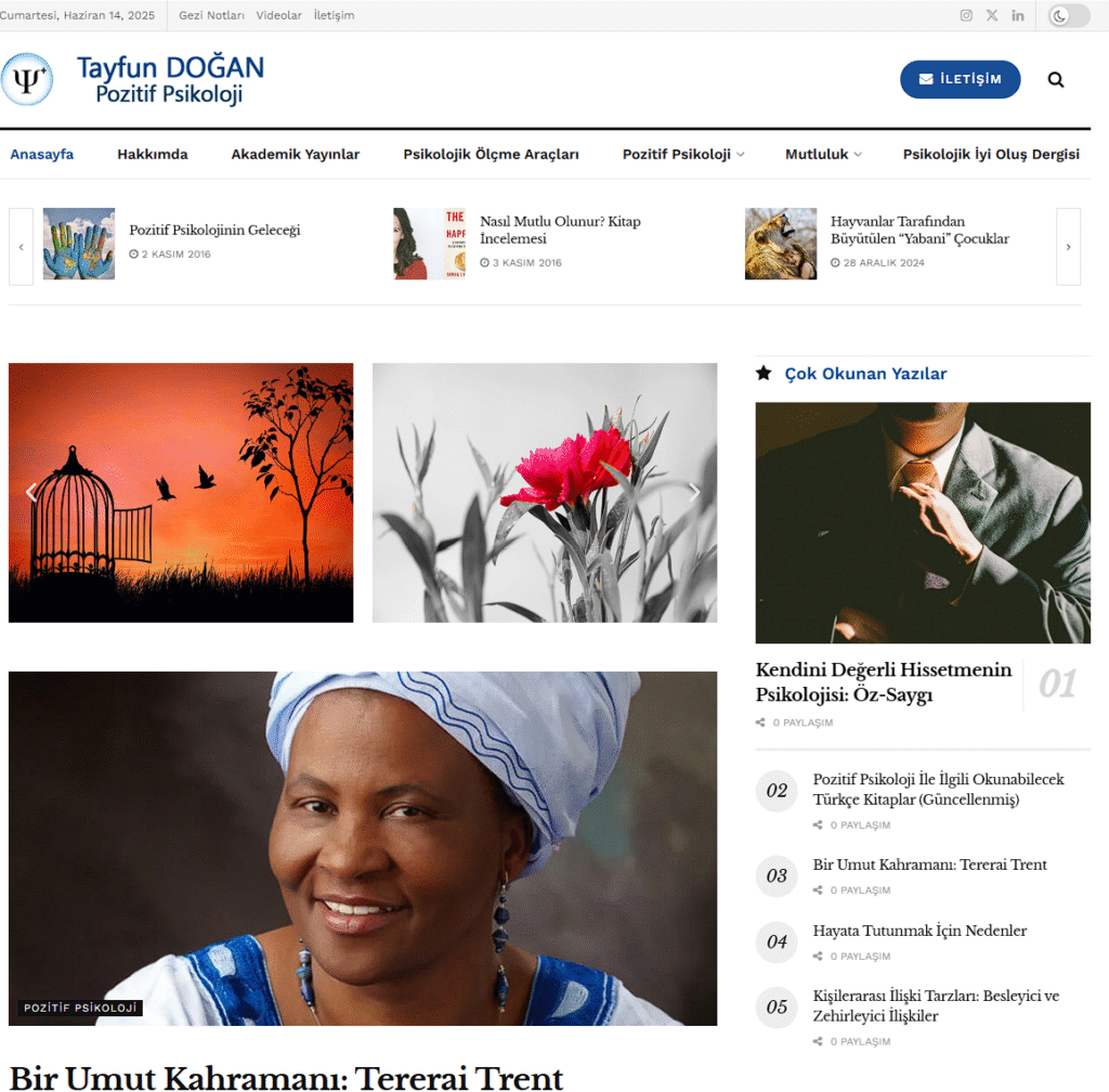 Prof. Dr. Tayfun Doğan Web Sitesi